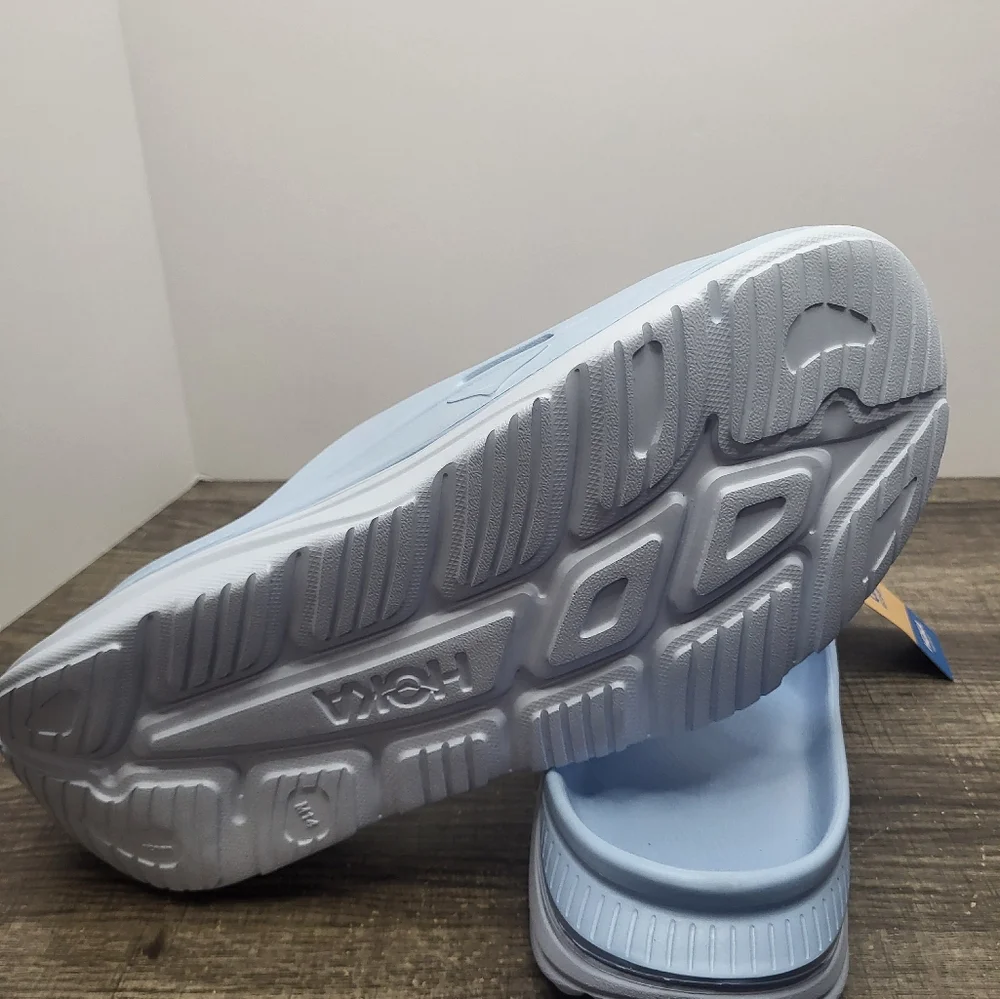 Hoka One One Ora Recovery Slide 3 New Men’s Size 14 US Ice Water Airy Blue